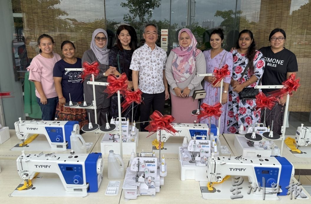 （古城第三版主文／签发）邱培栋赠缝纫机·助女性迈向微型创业