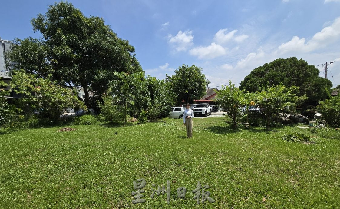 花园草场堆积杂物包括废弃摩托车 恐养蚊