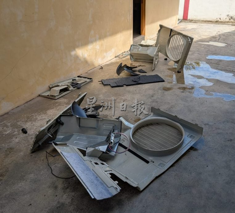 窃贼趁长假潜入华联幼儿园 偷走冷气压缩机 电线