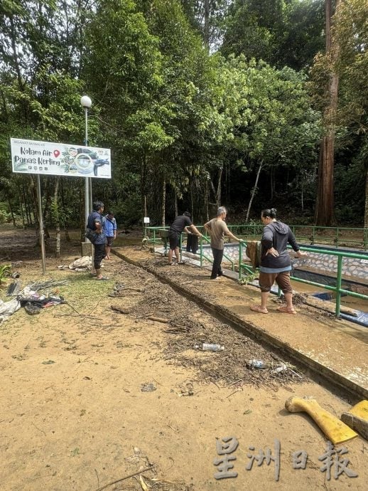 大都会/ME03头/吉粦新村热水湖被淹 露营客半夜逃命/11图