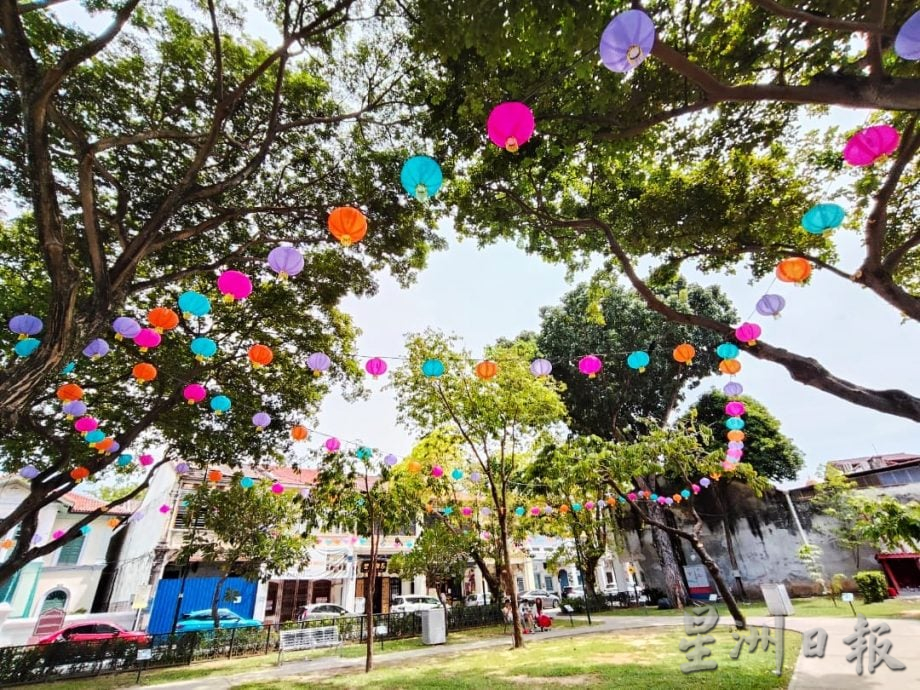(大北马)打铜仔街公园换新装 700灯笼迎中秋