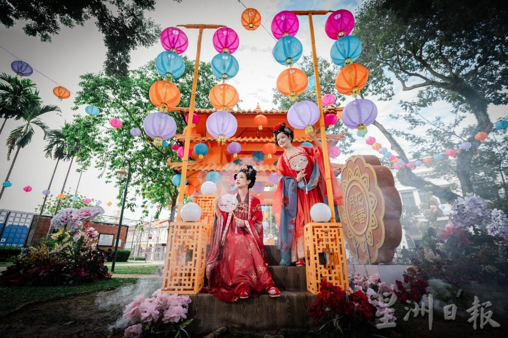 (大北马)打铜仔街公园换新装 700灯笼迎中秋