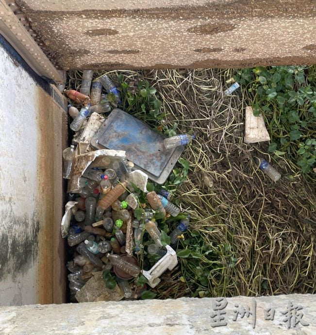 (古城封面主文)吉里望水闸门口成“绿色植物海”·民忧引发水灾