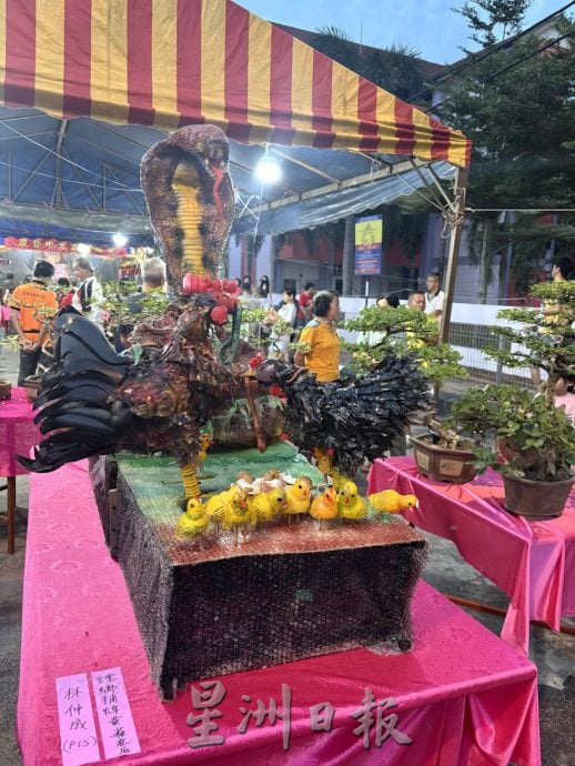 亚罗拉人盼盂兰胜会手工艺品展   重现从前热闹情景