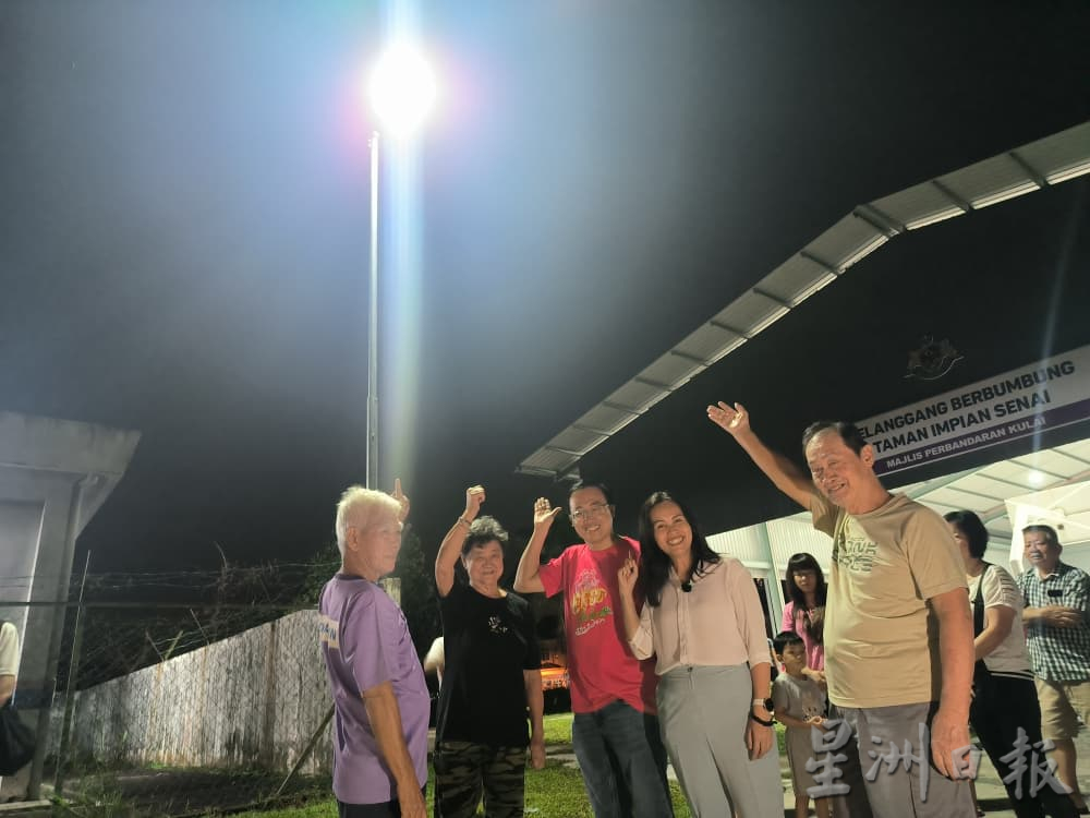 （已签发）柔：张念群推“古来希望之光”计划   拨逾12万7区装35盏太阳能路灯