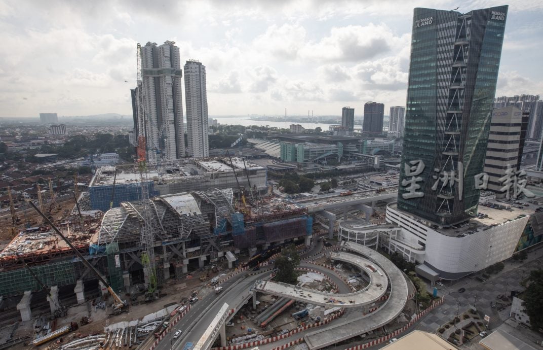 (9月22日)星角摄:柔新捷运系统如火如荼建设