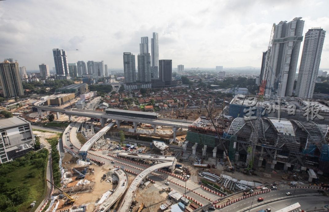 (9月22日)星角摄:柔新捷运系统如火如荼建设