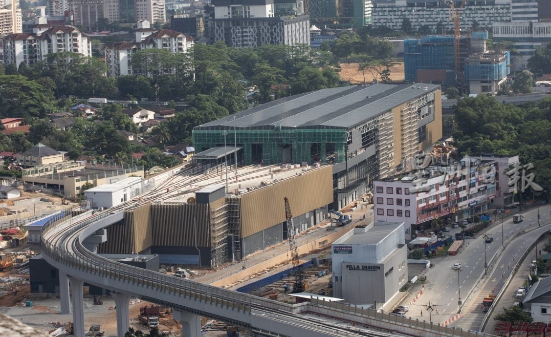 (9月22日)星角摄:柔新捷运系统如火如荼建设