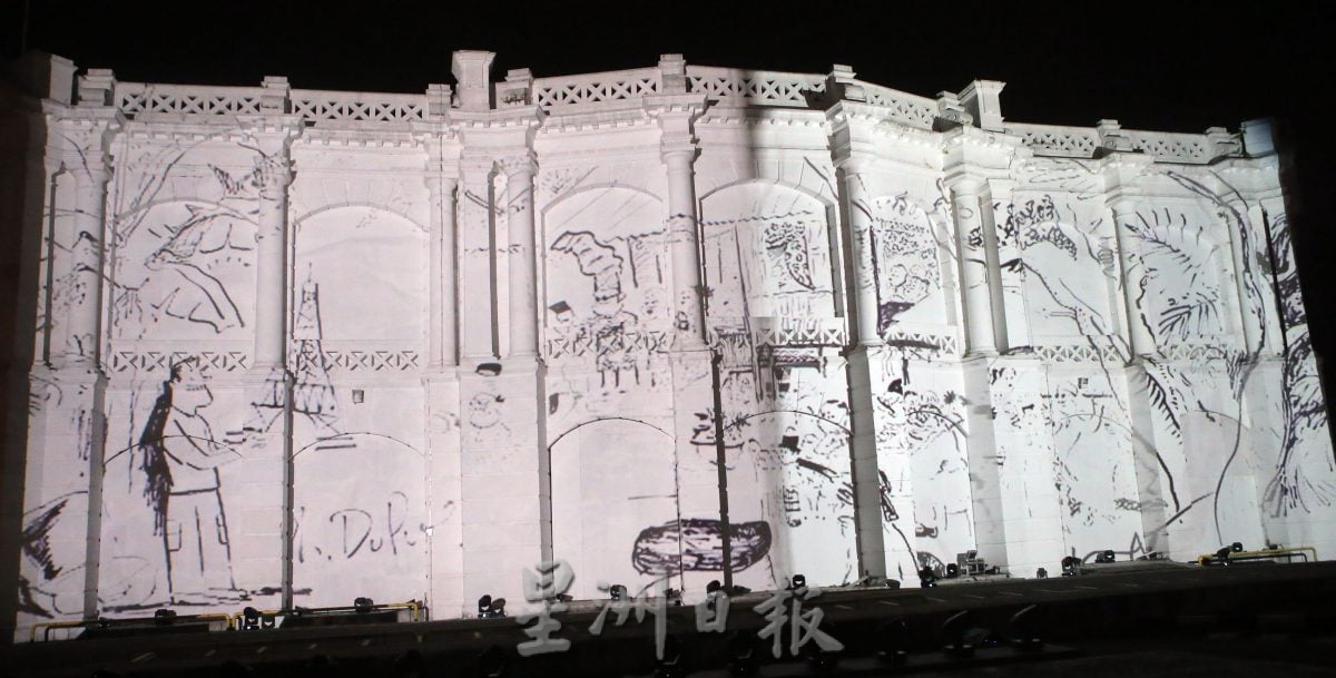 百年建筑光影秀好吸睛 怡保Suka Langka绚烂开幕