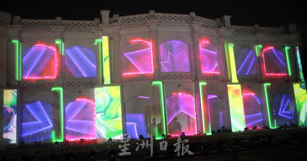 百年建筑光影秀好吸睛 怡保Suka Langka绚烂开幕