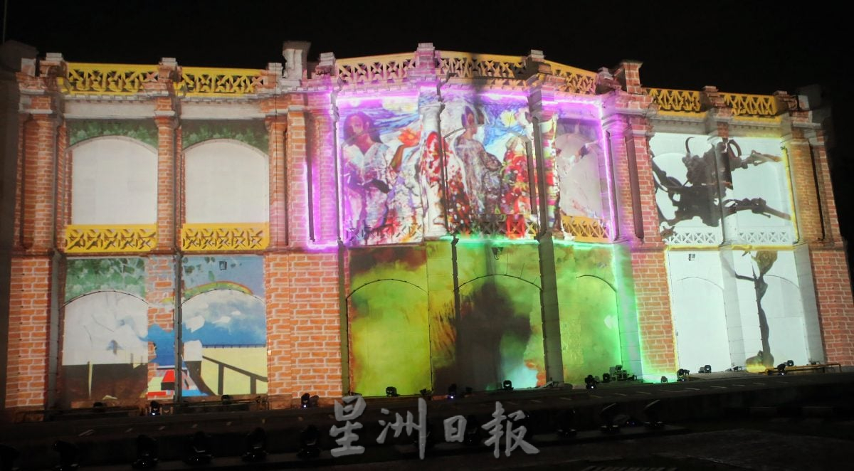 百年建筑光影秀好吸睛 怡保Suka Langka绚烂开幕