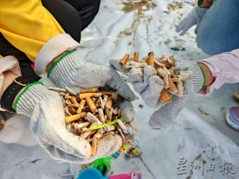 世界清洁日净滩行动　波德申烟蒂垃圾依旧居冠