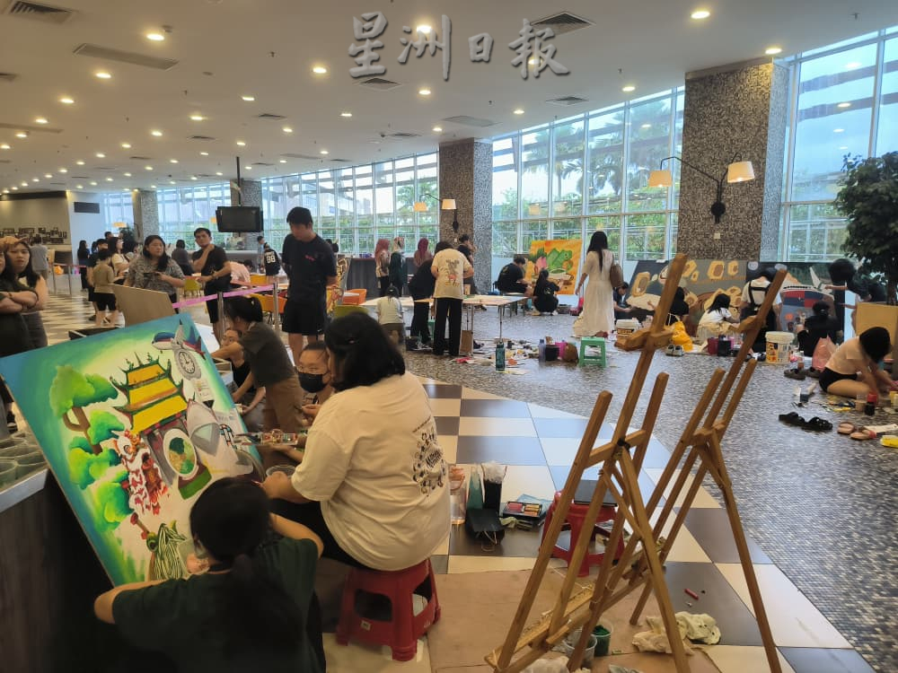 （已签发）柔：**版头**30队“创造微笑，心连心”   壁画创作赛圆满落幕