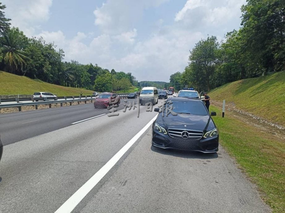 供星洲网/滥用highway紧急车道,森陆交局2天捉48人!