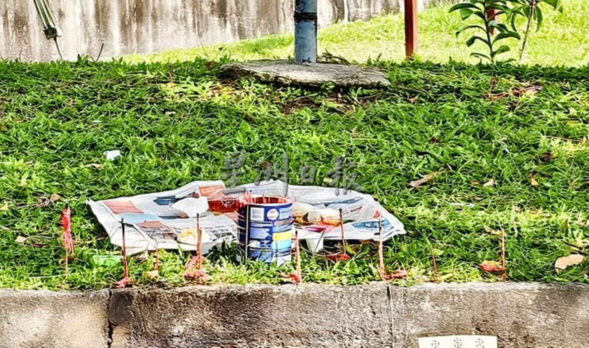 （大北马）农历七月路祭后留垃圾让非华裔清道夫感觉冒犯而不敢清理，市议员夏建强：要文明拜祭