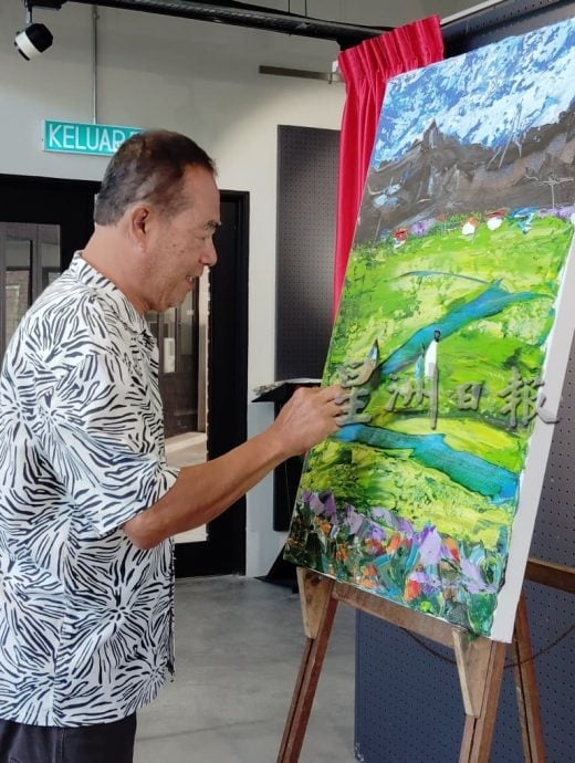 已签发 柔:古天发刀画展《自然的回响》 82幅作品邀各界共赏