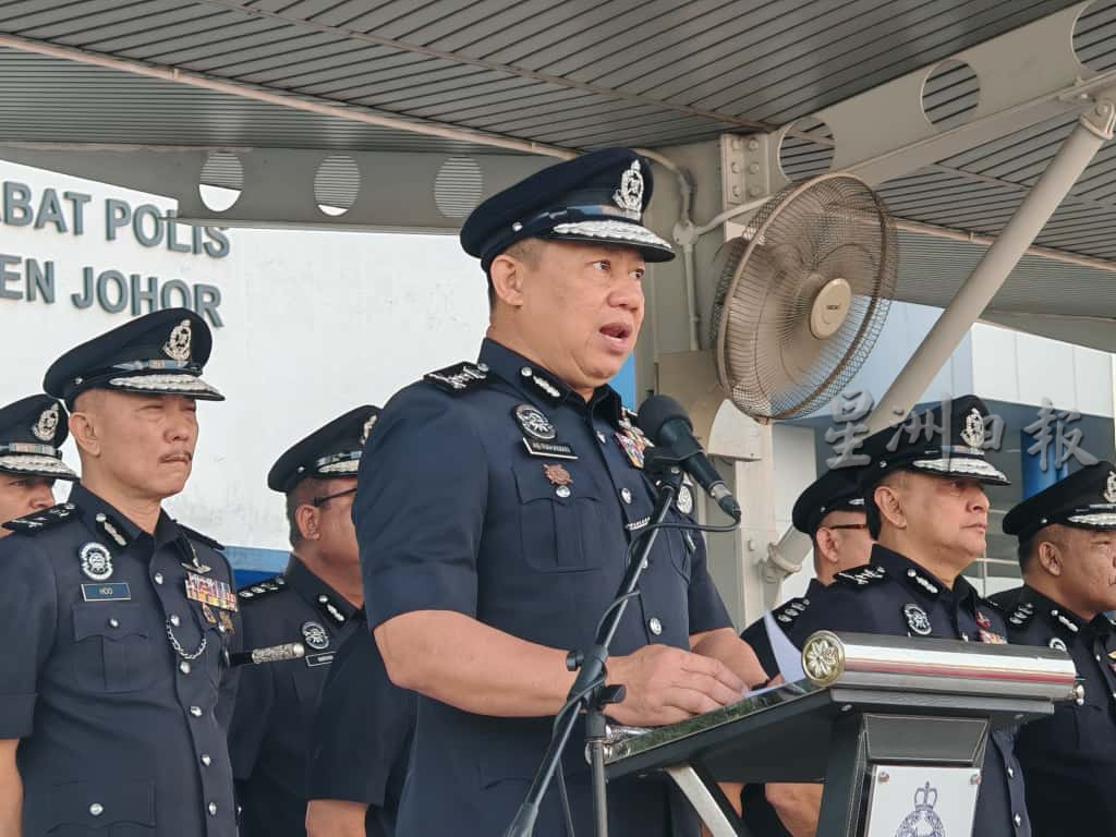 已签发 柔：封面：​柔州警方破案率提升至64.31%比去年高，总警长揭露学生犯罪数据