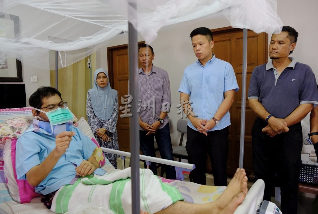 目标逾9万令吉,陈俊广为舌癌第四期病人发动筹款运动。