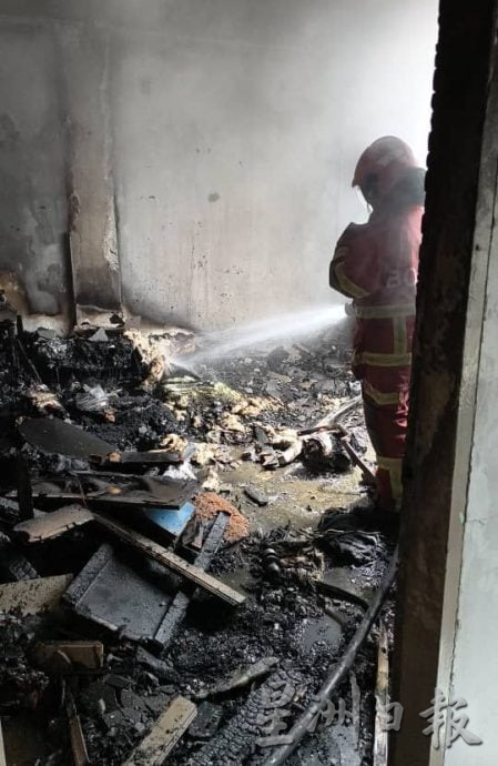 （古城版）玛琳再也住家失火