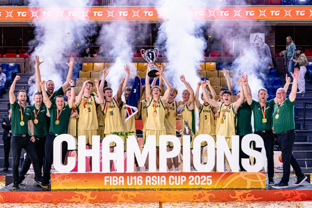 U16亚洲杯男篮赛|决赛狂胜中国27分 澳洲无敌4连霸