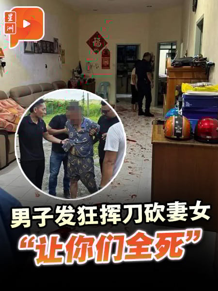 男子疑吸毒发狂 挥刀砍妻女“让你们全死”