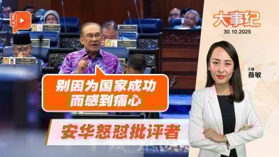 安华怒怼批评者 “别因国家成功而痛心”