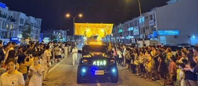 北海斗母宫九皇大帝  78队花车及神轿护驾巡境游行
