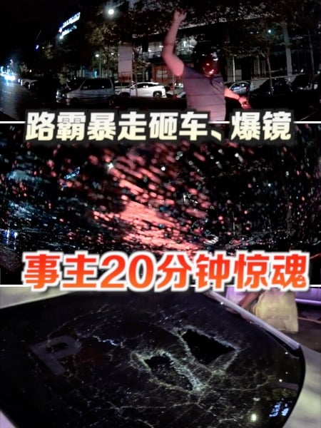 路霸暴走狂砸车 事主20分钟惊魂
