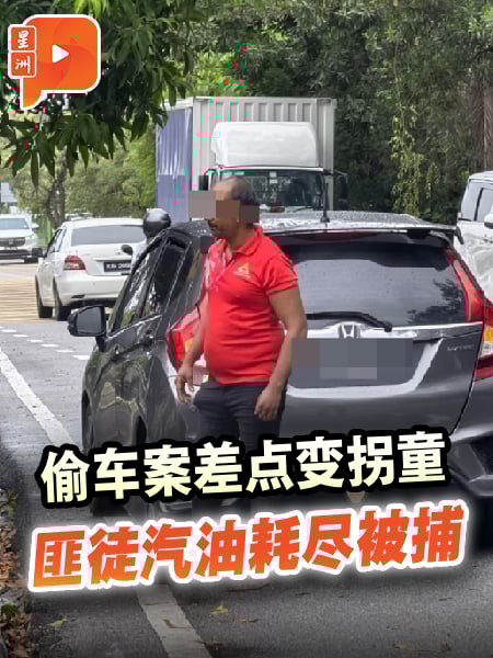 偷车案差点变拐童 匪徒汽油耗尽被捕