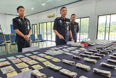 警捣破毒品分销团伙 . 物品值逾50万扣2男女