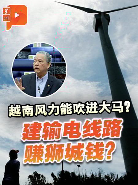 越南风力能吹进大马？建输电线路赚狮城钱？