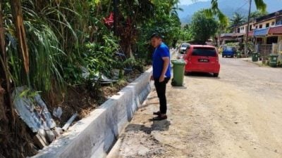 加叻国花花园马路积水问题终于解决