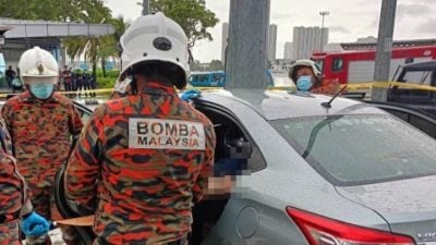 轿车停休息站 华男毙命车中