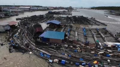 龟咯鱼场遭遇风灾   4业者受影响损失数百万