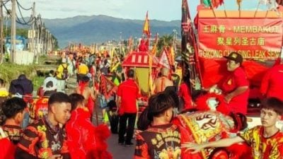 39庙宇汇集哥打马鲁都 沙首届大伯公节巡游盛大