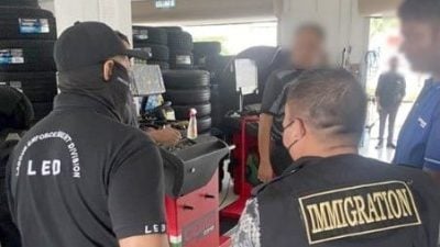 登记局劳工局联合取缔.1移工 雇主违移民法令