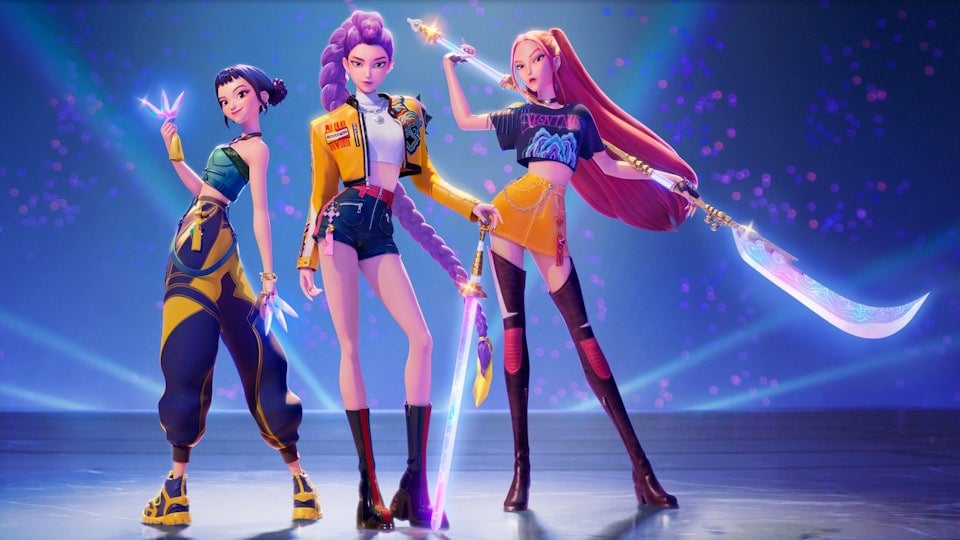 《KPop猎魔女团》红到白金汉宫 夏洛特公主也着迷