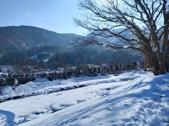 【日本】冬季里的合掌村──白色的世外桃源