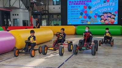 三民华小儿童节庆典  校园化身游乐园添童趣