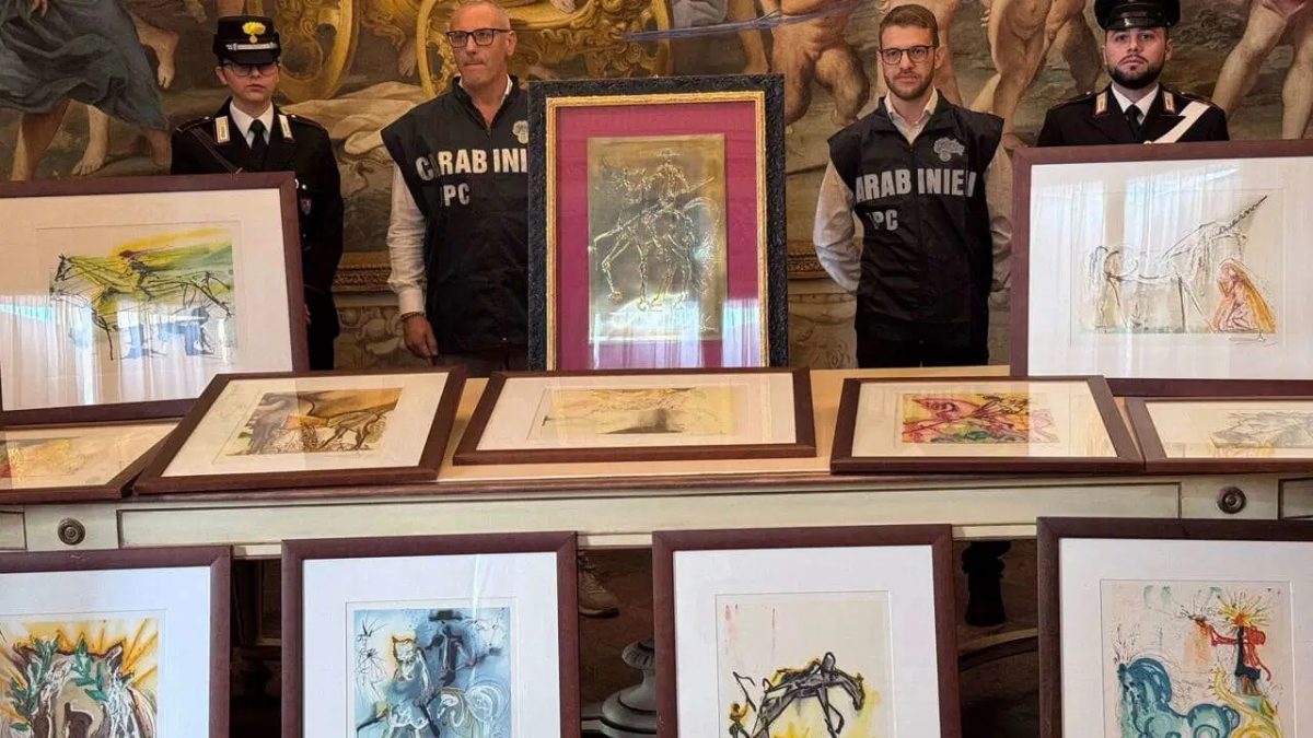 上周才展出！达利作品惊爆“21件是假的”遭意警方扣押