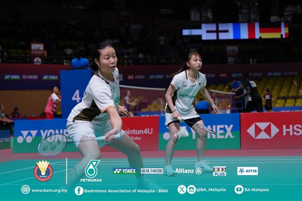 世界青少年羽球锦标赛| 5支双打32强携手告捷 大马3单打闯16强