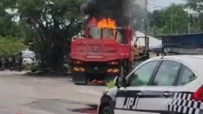 放火烧罗里避充公 车主罚款3500