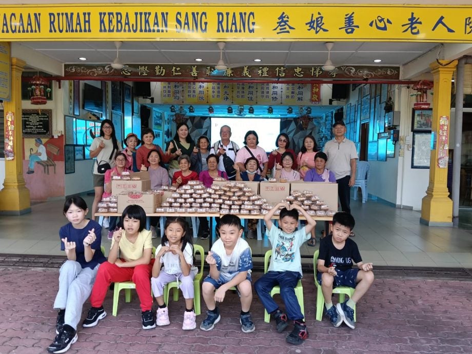 东:(已签发)劳勿热心人士捐1万4330令吉予三娘老人院