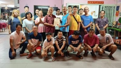 马来西亚觉之家 学员蓝健成结业 晋升为见习志工