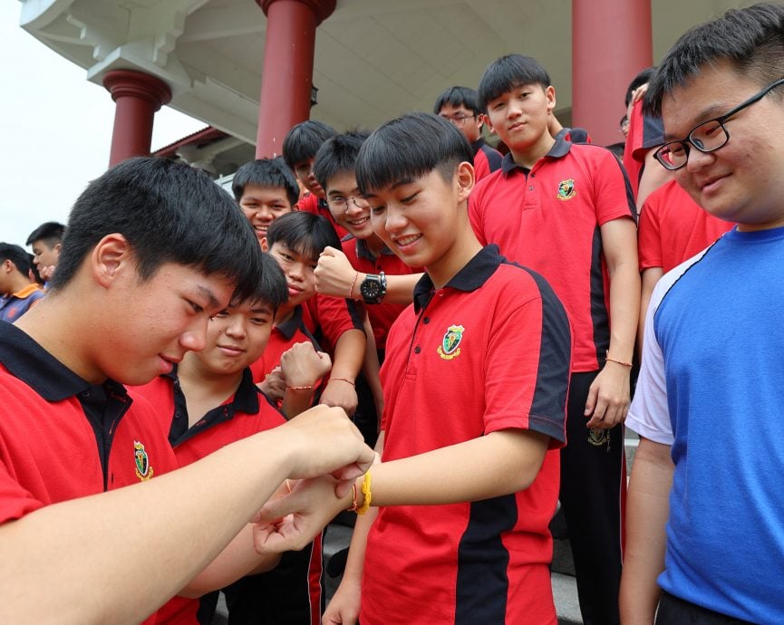 为身心做好准备,彭佛教会12校476学生参与应考祝福会。