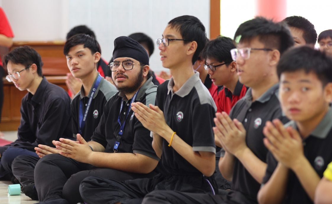 为身心做好准备,彭佛教会12校476学生参与应考祝福会。