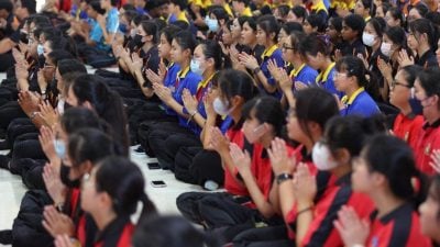 为身心做好准备,彭佛教会12校476学生参与应考祝福会。