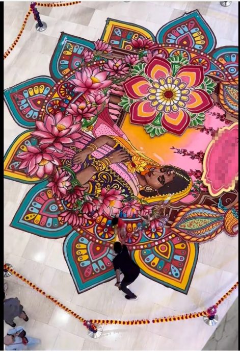 乱踩乱抓颜色全乱 熊孩破坏屠妖节米绘图被骂翻