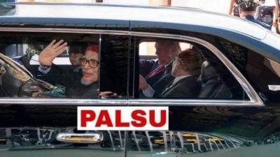 仅邀安华  哈迪乘坐特朗普专车 假照