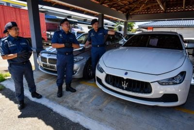 总值逾620万  丹关税局扣47走私豪车